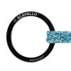 Wędzidło Syntetyczne Proste dla Wrażliwych Koni ACAVALLO JUMPE Alupro, czarny  125 mm